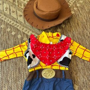 New! Disney Woody Costume - Yellow, Red, Blue